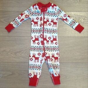 Hanna Andersson - Holiday Zip Sleeper - Dear Deer